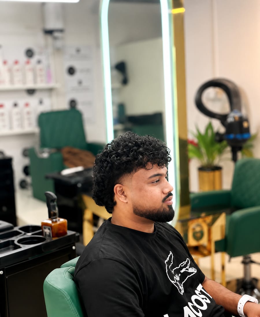 Textured side part